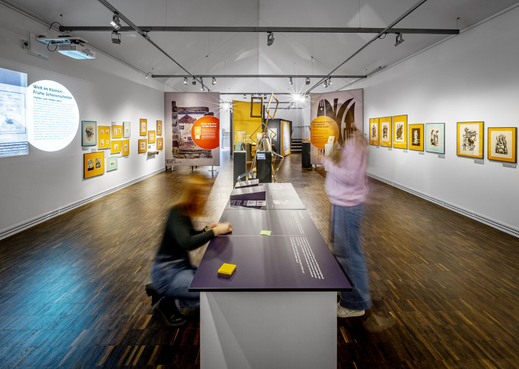 Mitmachstation in der Sonderausstellung. Foto: Marcus Rebmann