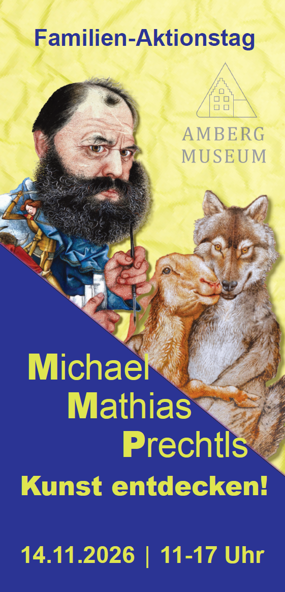 Cover vom Flyer zum Aktionstag: Michael Mathias Prechtls Kunst entdecken! am 14.11.2026 von 11-17 Uhr